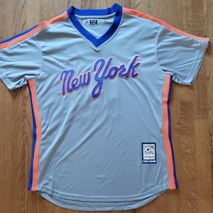 NY Mets Darryl Strawberry Majestic Practice Jersey